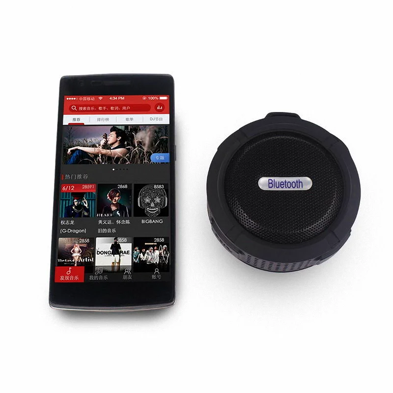 Out Door Bass stereophony bt speaker Wireless hands free with Mountaineering hook (EB078) - ANKUX.COM