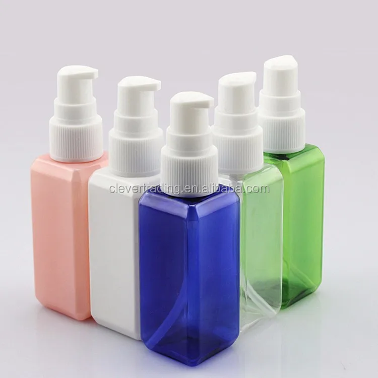 75ml Clear Pet Plastic Shower Gel Bottle With Press Cap Buy Plastics