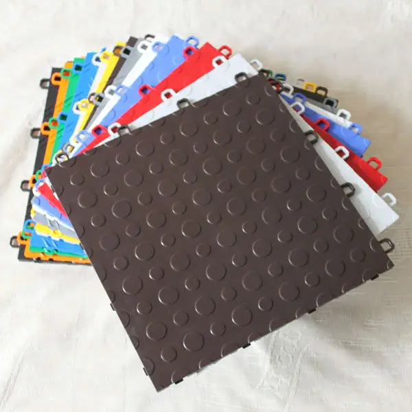 Motorcycle pvc vinyl flooring for indoor gym court balcony