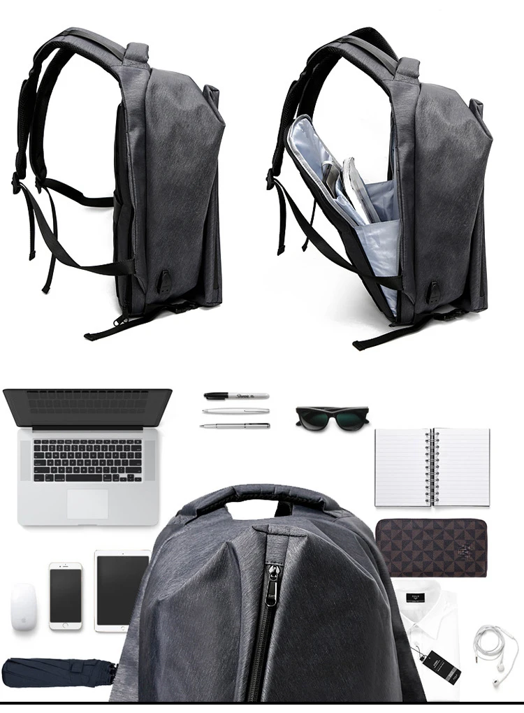 Lastest brand smart design anti theft thife anti-theft USB fashion water proof mochilas backpack bag