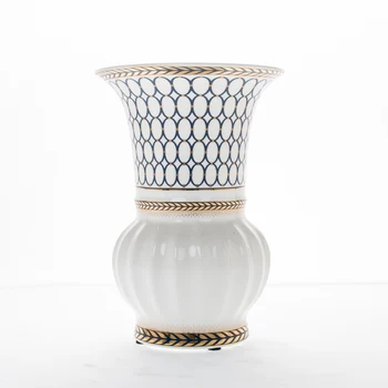 Modern White Colour Ceramic Vase Diffe Types With Golden Modern White Colour Ceramic Vase Diffe Types With Golden Rim