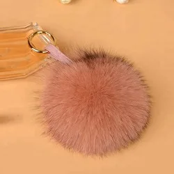 Baby Kid Winter Warm faux Fox Fur Ball Beanie Hats Mommy And Me Mother And Daughter Cotton Knitted Parent-Child Hat