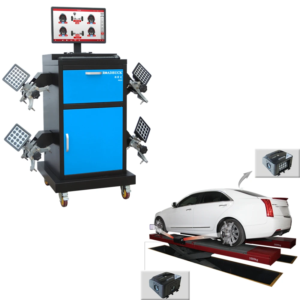 Roadbuck 3d Wheel Alignment And Balancing Machine Used For Garage