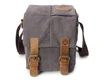 new shoulder canvas camera bag with genuine leather camera backpacks