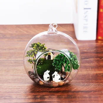 Clear Round Plant Globe Hanging Glass Vase Ball Terrariums Buy