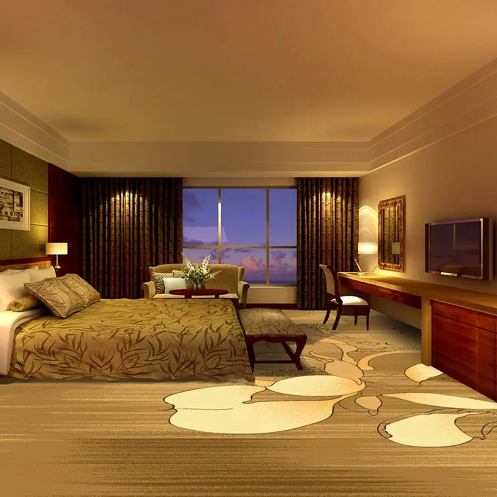Modern design 80% New Zealand Wool carpet 20% Import Nylon Axminster Carpets for 5 star hotels rooms usage