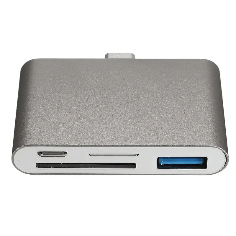 4 in 1 Type-C HUB 3.0 USB OTG Card Reader Multi Function High-Speed CF SD /TF Card Reader Adapter for Mac for Android - ANKUX.COM