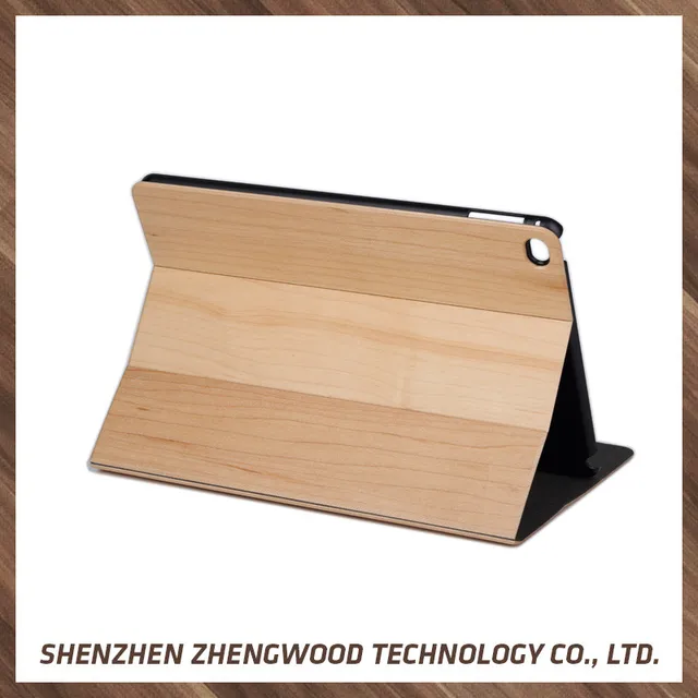 wood carving fashionable pattern design wood case plastic cover