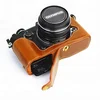 PU Leather Camera Base Case Half Body Set Cover Camera Bag Bottom Case for Olympus PEN-F