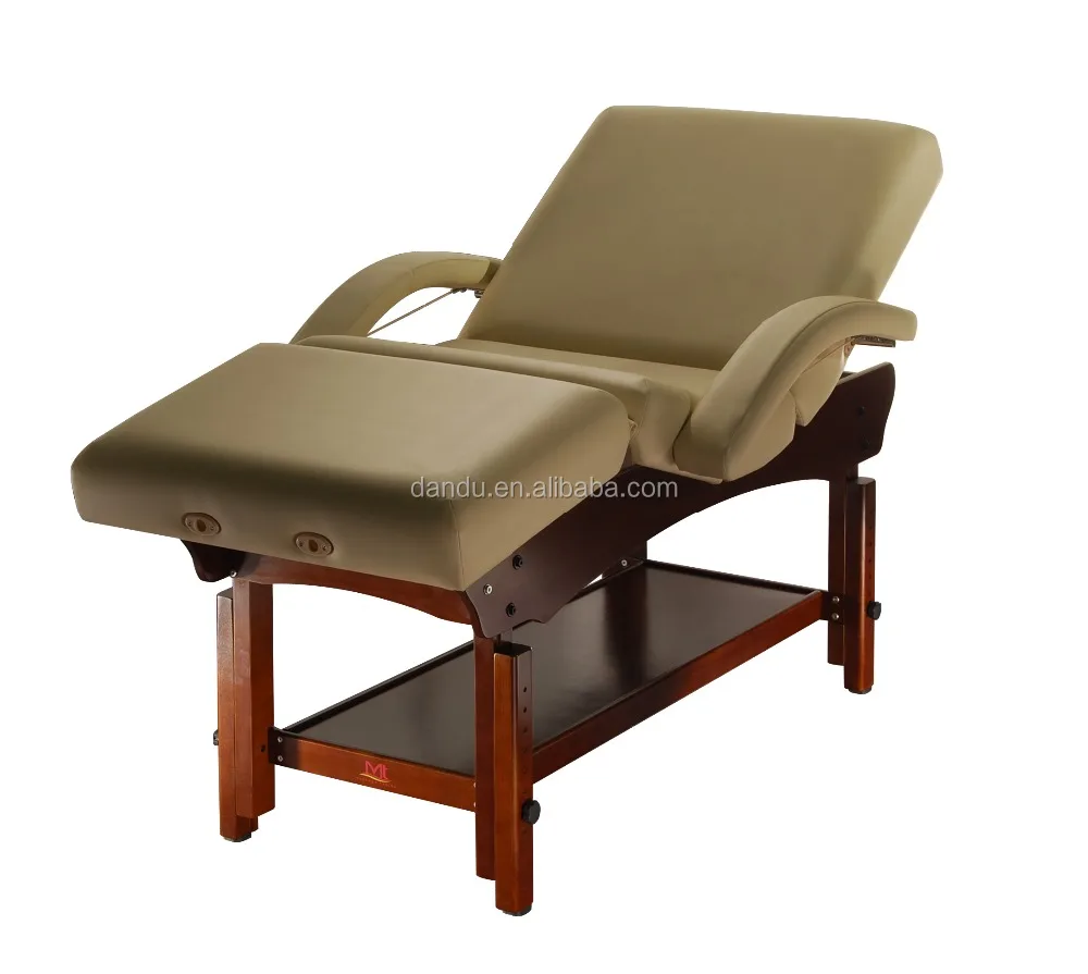 2019 Stationary Massage Spa Table Pregnancy Portable Salon Table Wood