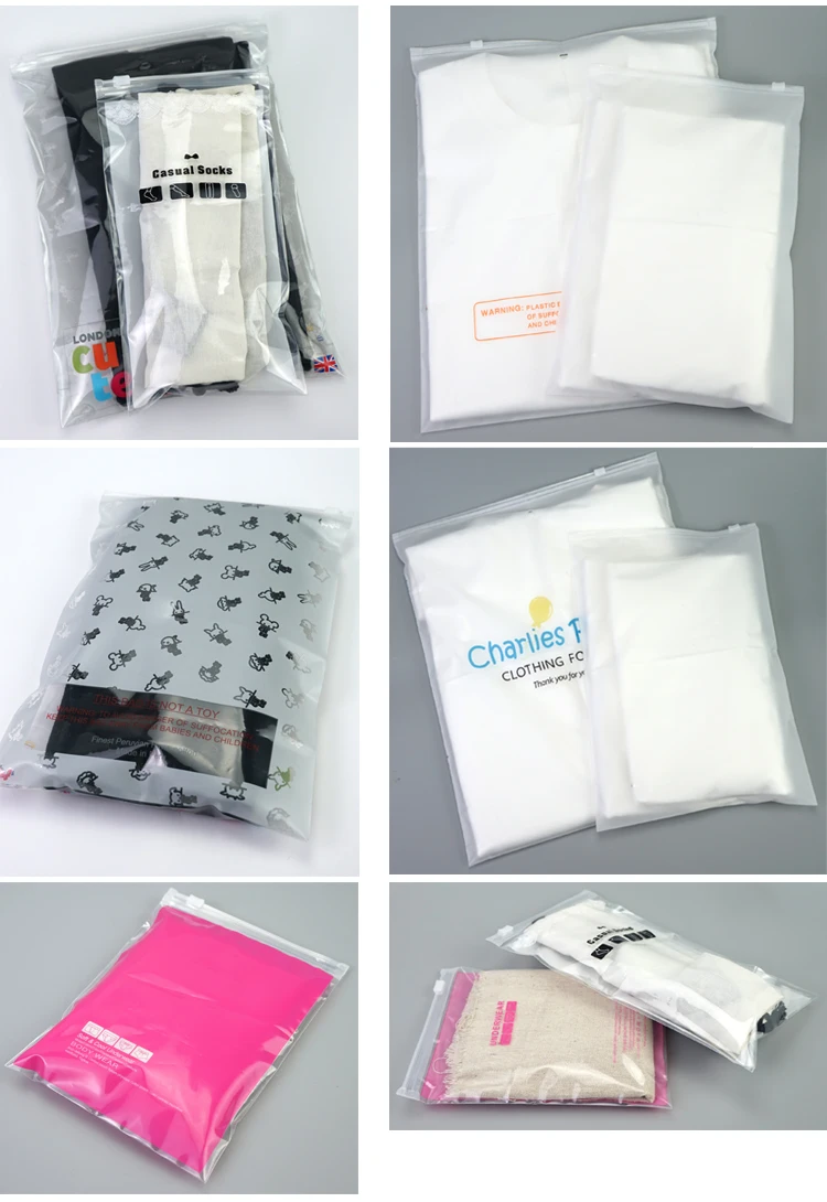 2023 Hot Custom Cloth Clear Zip Lock Bags Matte Pvc Plastic Shipping ...