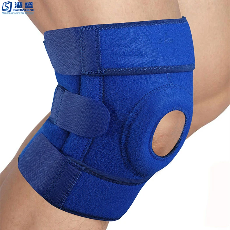 Multi Colour Options Neoprene Knee Brace With Springs For Sports When