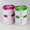 Drop off 20% (NEW)Promotional gift cube size 2 layers click lock Clear Plastic Crisper box with lid