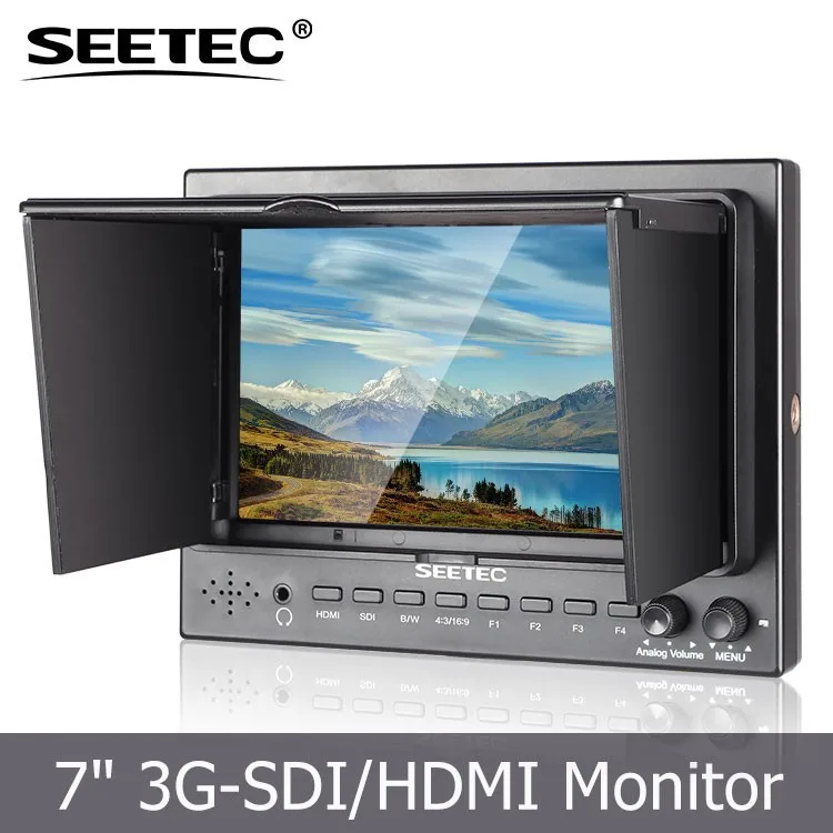 7 inch cheap broadcast HD monitor HDMI SDI input output steadycam steadicam