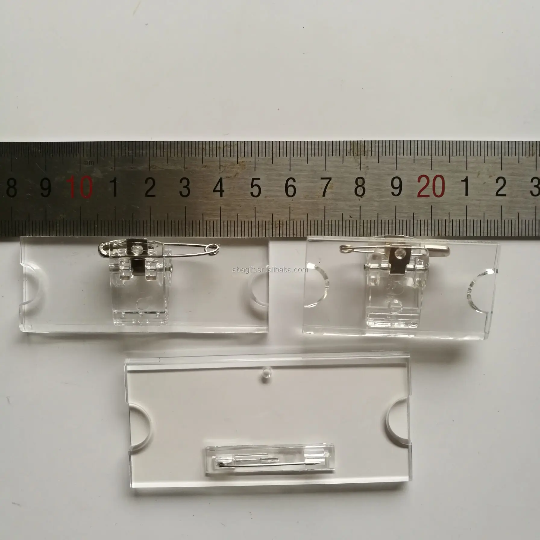 Clear Plastic Acrylic Lapel Pin Name Badge Holder Buy Name Badge