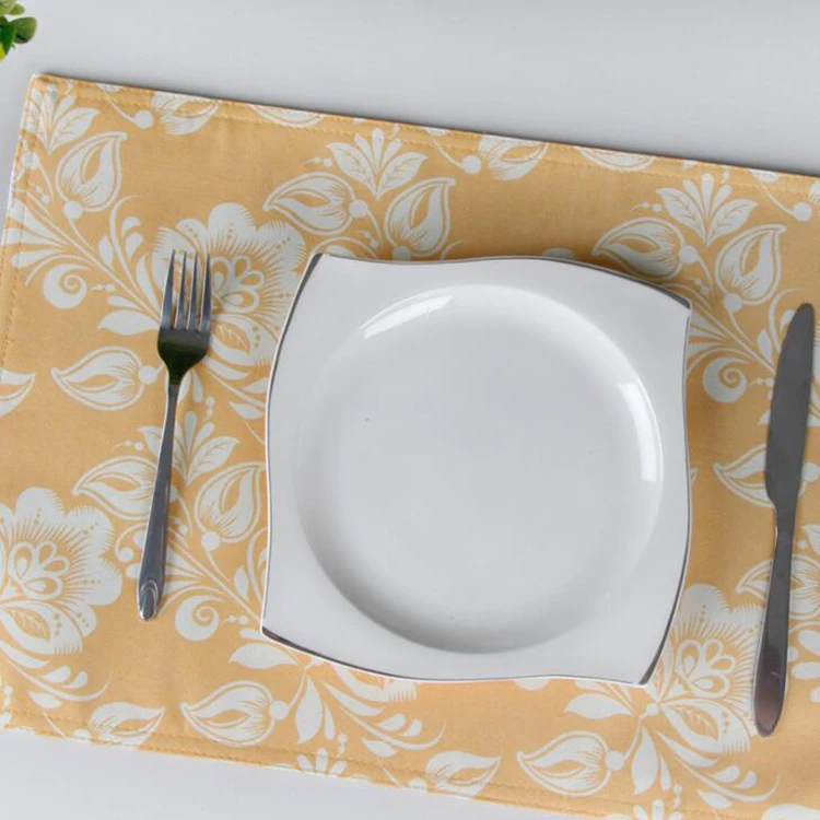 Custom Color Printing Pvc Placemat Table Mat Plastic Mat Eco Placemat