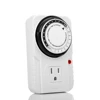 24 Hour Plug-in Mechanical Timer Grounded/Indoor 24-Hour Mechanical Outlet Timer Daily Settings/24-Hour Mechanical Outlet Timer