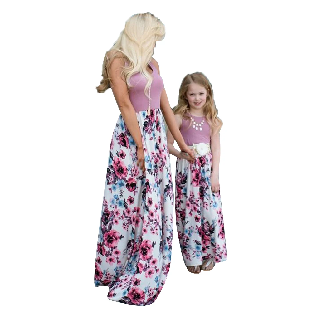 mom and daughter frocks