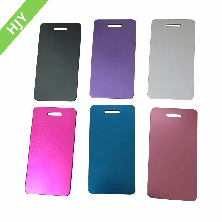 aluminum anodizing luggage tags