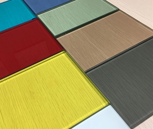 High Quality 8.38mm 10.38mm Decorative Tinted Color Laminated Glass