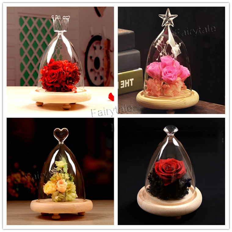 Glass Dome for Flowers