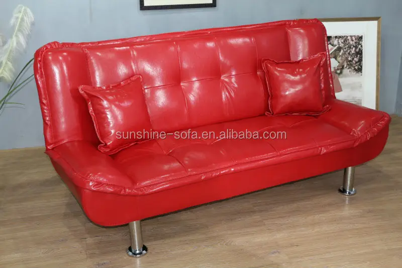 Euro estilo de cuero barato plegadora sofá cama en casa y ... Sofacamas cuero