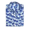 Loose Digital Print Custom Print Floral Designer Button Down Short Sleeve Hawaiian Man Shirt