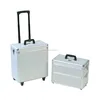Silver Hairdressing Case Aluminium Box Cosmetic Makeup case Modular Carrying Case