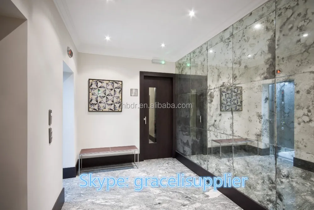 Customeized design antique miroir/miroir décoratif pour dosseret ...