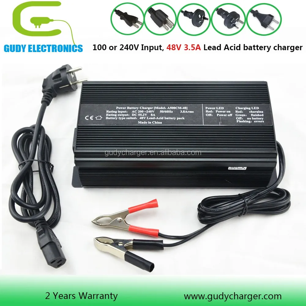 Hot Sell Automatic 48v Lead Acid Battery Charger 8a With Ce Rohs