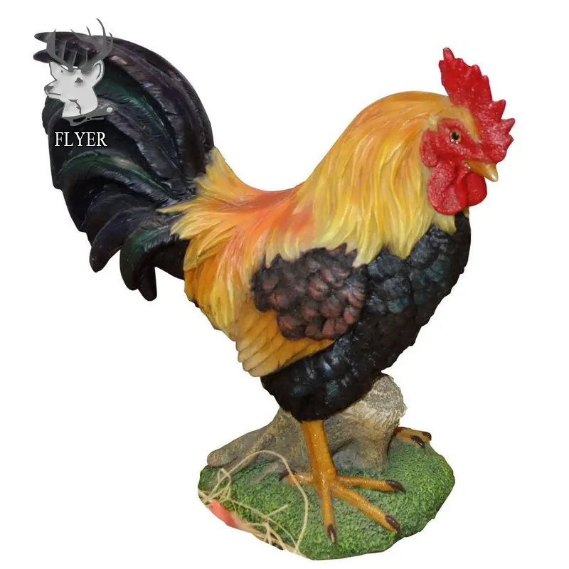 large rooster statue for sale