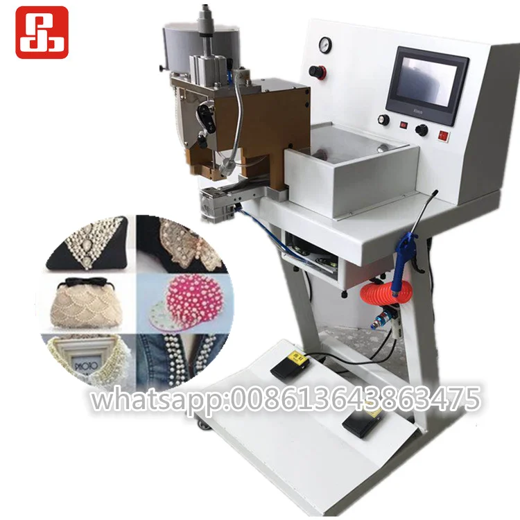 Automatic Plastic Pearl Beads Coating Machine/pearl Beads Punching