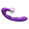 Innovation Sex Toy Adult Heating Handheld Female Masturbators Tongue Rotate and Vibration G spot Dildo Vibrator for Women