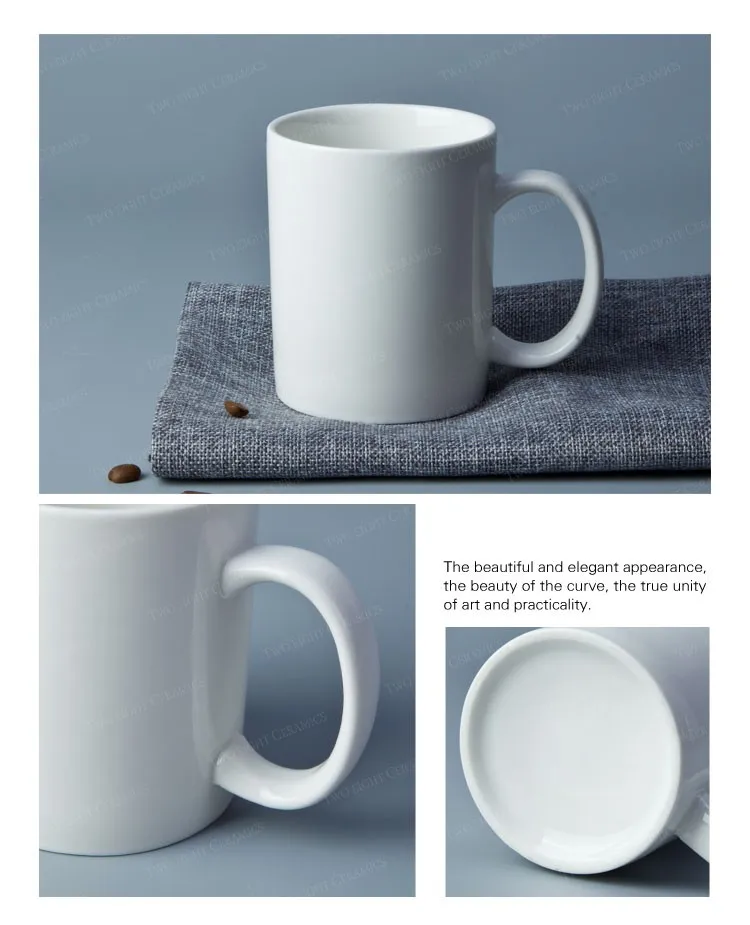 Custom white mugs manufacturers for dinner-12