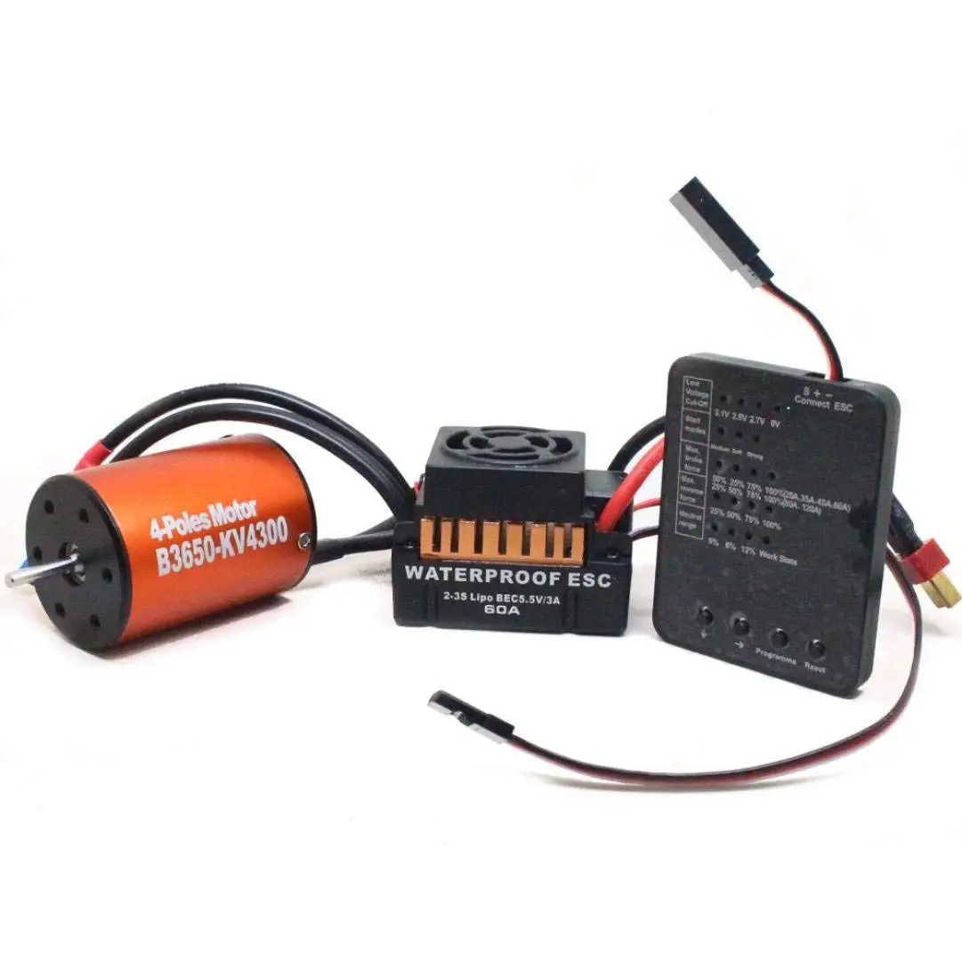 rc crawler motor esc combo