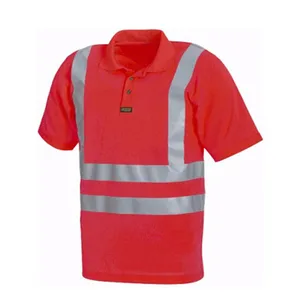 high visibility short sleeve workwear polo shirt model high visibility short sleeve workwear polo shirt model