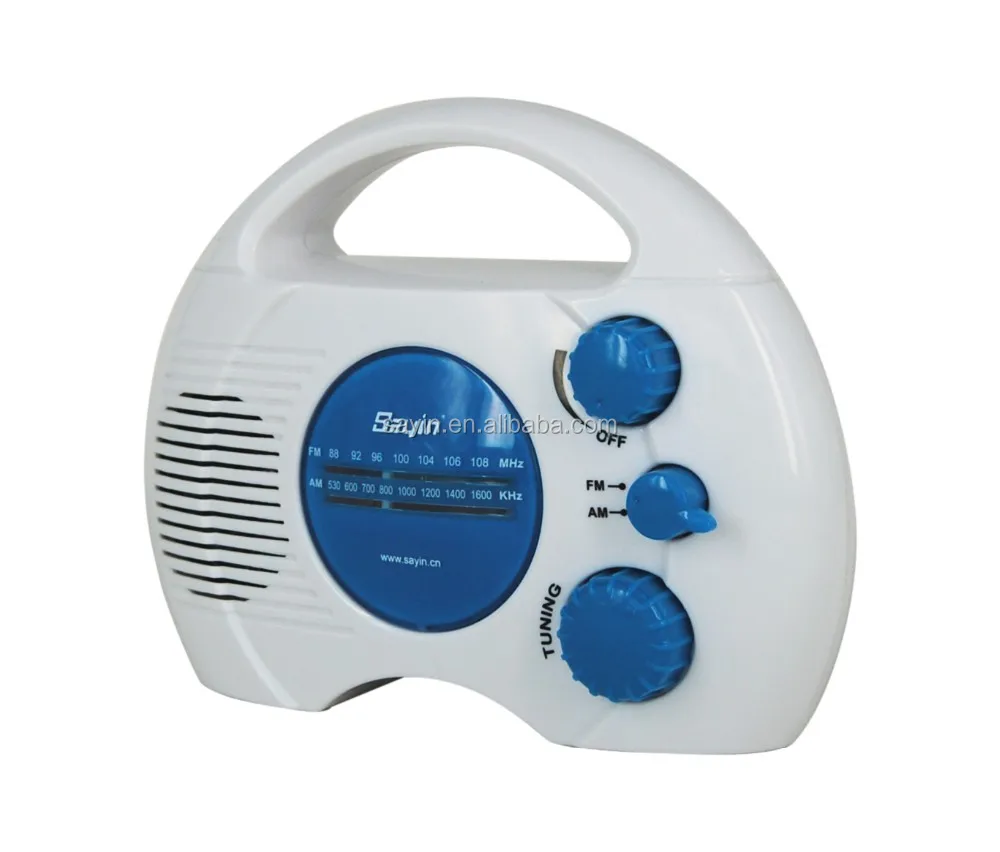 Sy910 Splashproof Radio Bathroom Am Fm Waterproof Radio Buy Low