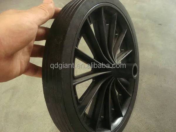 Supply 300mm solid wheel for dustbin