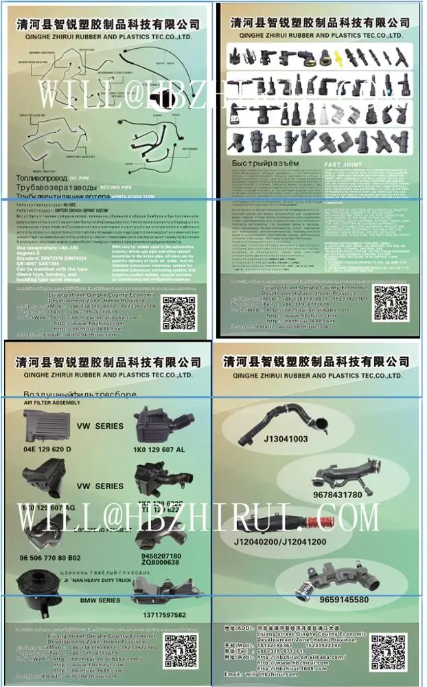 307 Auto/ Car Air Intake Resonator Box Oe 9458207180/zq8000638 For