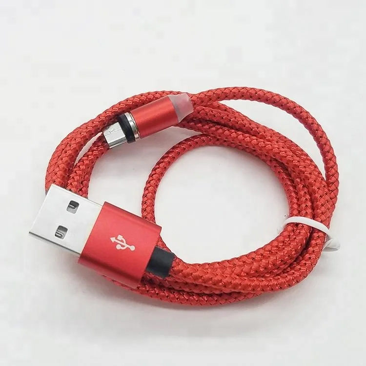 Hot Selling 3 in 1 Connectors Charging Cable 360 Degree Magnetic Usb Cable For Iphone XS