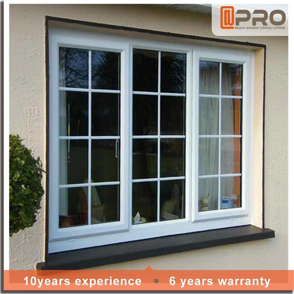 Australian Standard Double Glazing Aluminium Sliding Window With Grills ...