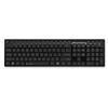 Good looking nice design thin MAC feel basic size black white qwerty computer wired USB keyboard for PC