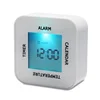 Glowing Color Change 4 in 1 Induction Rotative Digital LED Alarm Clock