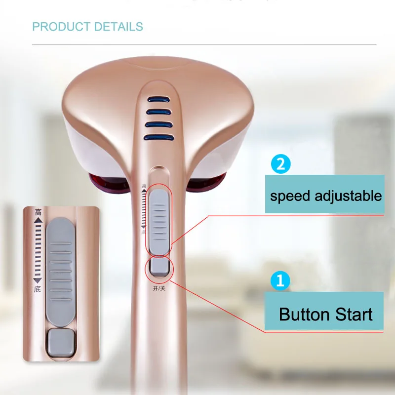 Luyao Ly606g Back Pain Massage Machine Deep Tissue Shiatsu Back Handy