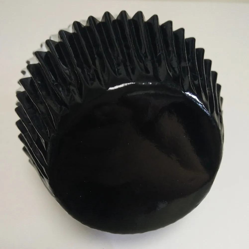 Rose Gold Foi Cupcake Liners White Black Copper Metallic Foil Cupcake