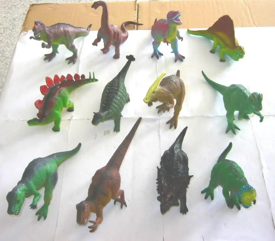 plastic dinosaurs