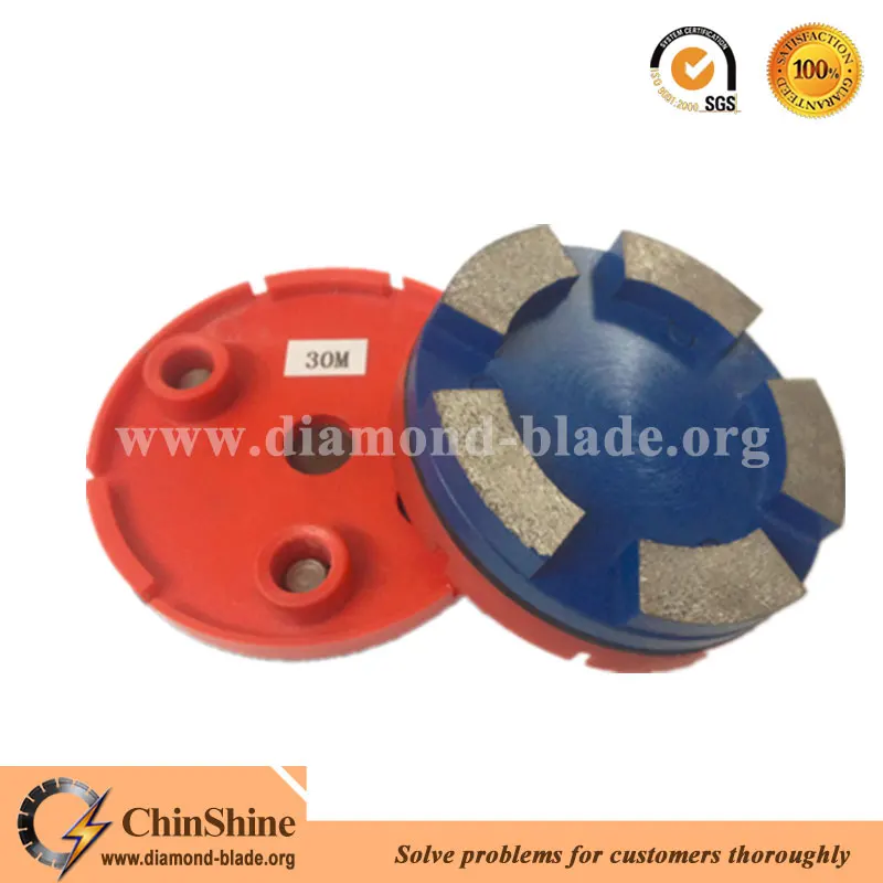 3/'/' Diamond Floor Polishing Pads Grit 400 Metal Bond Grinding Disc Terrazzo Tool