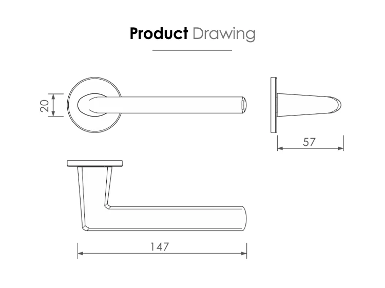 Euro Lock Master Key With European Lock Plate Small Door Lock