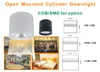 hot selling cylinder surface mounted led downlight cob/smd for option open mounted downlight 7w-15w