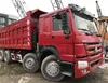 Used and new Heavy Sinotruk HOWO 375HP Right-Hand Driving Euro2 Tipper Truck